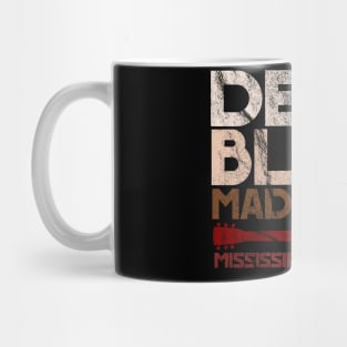 Mississippi delta blues vintage music festival distressed Mug